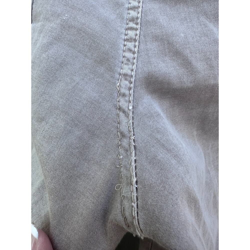XCVI Women Beige Cargo Pants Drawstring Waist Utility Pockets Sz M Casual Street - Picture 9 of 11